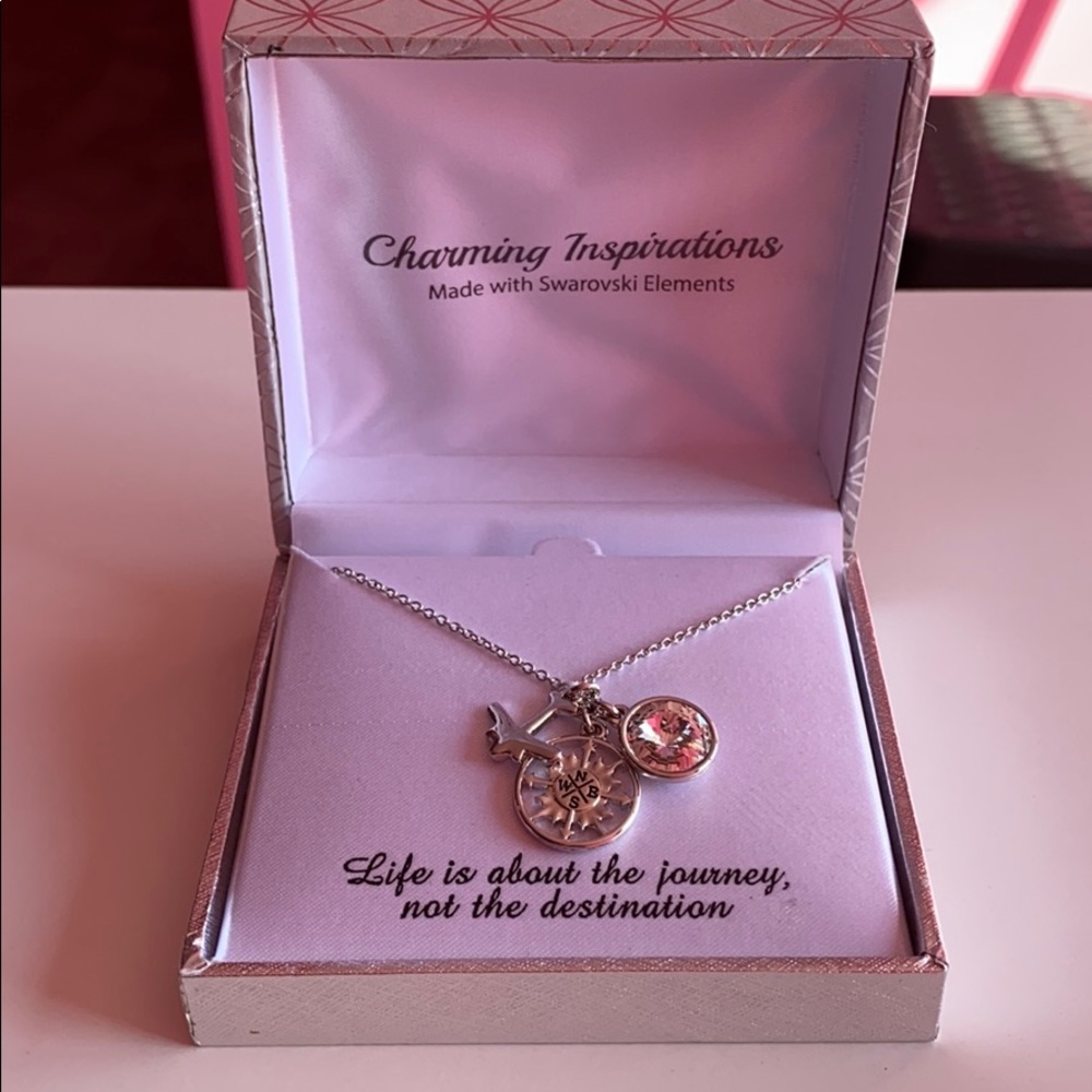 Necklace with Swarovski charm